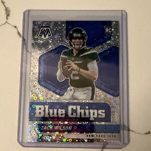 Zach Wilson "Blue Chips" Rookie Card